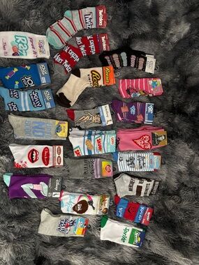Assorted Novelty Socks - Multi-Colors